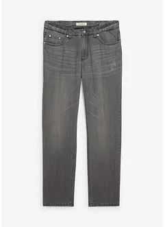 Jean droit et Regular à taille élastiquée, 100% coton, bonprix