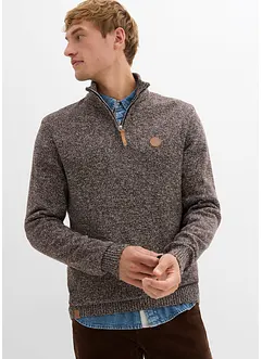 Troyer-Pullover mit reiner Baumwolle, bonprix