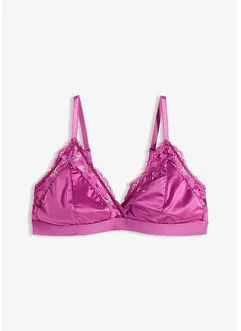 Bralette aus glänzendem Material, bonprix