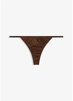 String Tanga aus glitzerndem Material, bonprix