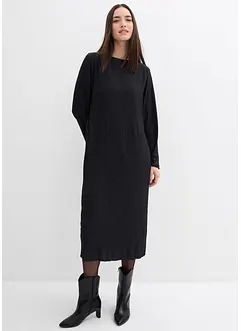 Robe midi aspect froissé, bonprix