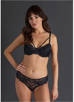 Soutien-gorge à coques avec dentelle à franges, bonprix