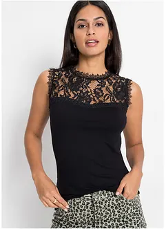 Top en viscose mélangée, bonprix