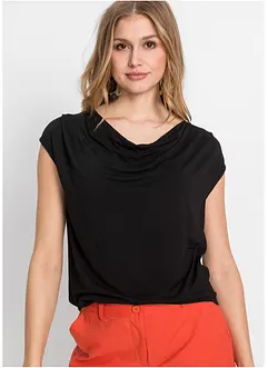 Wasserfall-Shirt aus Viskose-Mix, bonprix