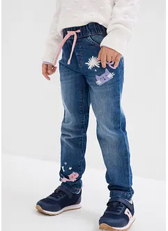 Jean droit, taille mi-haute, bonprix