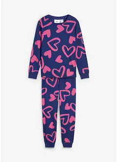 Pyjama aus reiner Bio-Baumwolle (2-tlg. Set), bonprix