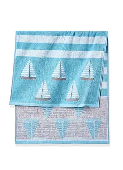 Handtuch mit Bootmotiv, bonprix