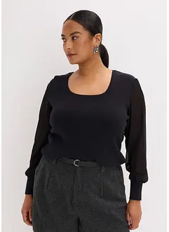 Feinstrickpullover aus softem Viskose-Mix, bonprix