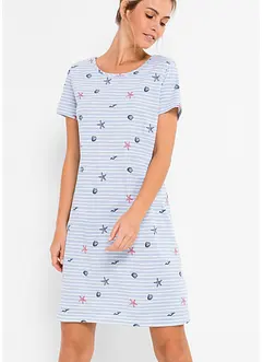 Chemise de nuit courte 100% coton, bonprix