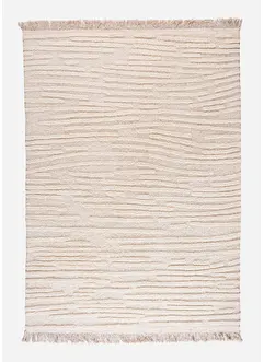 Tapis kilim à relief et franges, bonprix