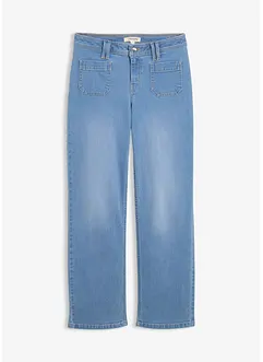 Jean droit taille mi-haute, bonprix