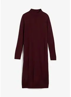 Robe en maille à col montant, bonprix