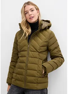 Veste matelassée légère avec capuche amovible, bonprix