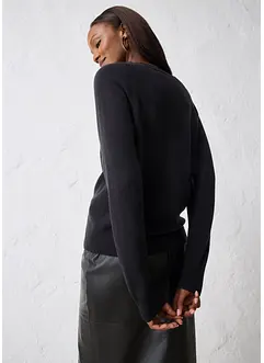 Gilet en maille avec cachemire, bonprix