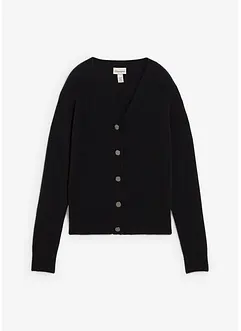 Cashmerestrickjacke mit Good Cashmere Standard®-Anteil, bonprix