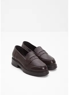 Mocassins en cuir, bonprix