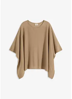 Poncho court en laine, bonprix