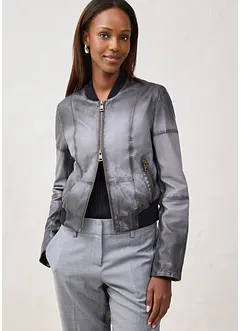 Veste en cuir nappa d’agneau, bonprix