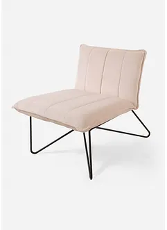 Fauteuil à piétement en métal, bonprix
