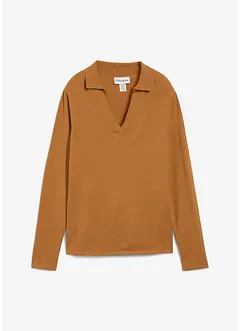 Poloshirt aus feiner Viskose, bonprix
