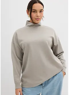 Scuba-Shirt mit Stehkragen, bonprix