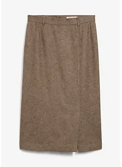 Bleistiftrock mit Wolle, bonprix