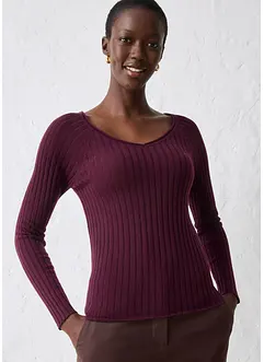 Feinstrickpullover aus Merinowolle, bonprix
