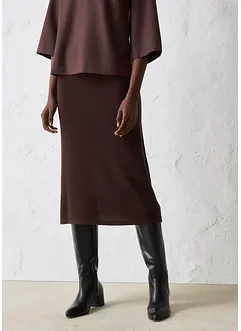 Jupe en fine laine mérinos, bonprix