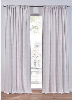 Jacquard Vorhang aus Bio Baumwolle (1er Pack), bonprix