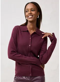 Feinstrickjacke aus weichem Woll-Mix, bonprix