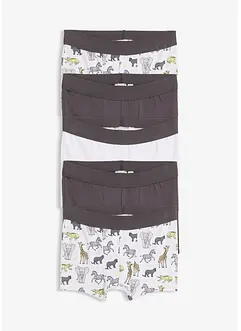 Lot de 5 boxers en coton doux, bonprix