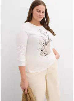 Langarmshirt aus reiner Baumwolle, bonprix