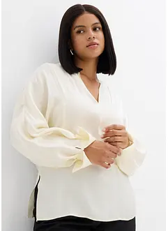 Leicht glänzendes Blusenshirt aus Viskose-Mix, bonprix