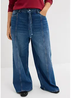 Wide-Leg-Jeans High Waist, bonprix