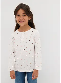 T-shirt manches longues 100% coton, bonprix