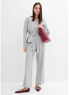 Relaxte Hose mit weitem Bein aus Viskose-Mix, bonprix