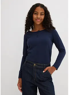 Lot de 2 T-shirts manches longues, bonprix