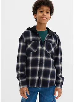 Chemise en flanelle à capuche, bonprix