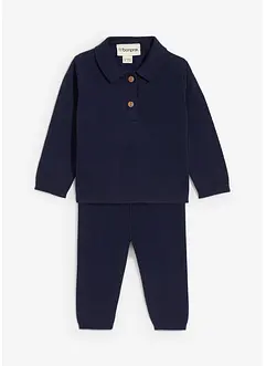Pull col polo et legging (ens. 2 pces), bonprix