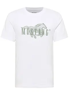 Mustang Austin T-Shirt aus reiner Baumwolle, Mustang Jeans