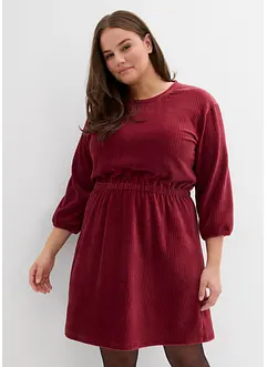 Robe en velours côtelé extensible, bonprix