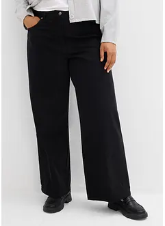 Pantalon à pinces en twill 100% coton, bonprix