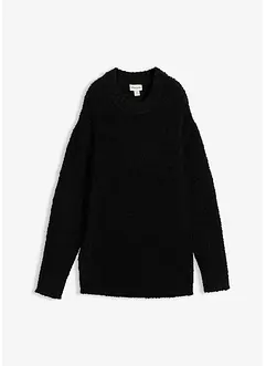 Pull oversize en maille bouclette, bonprix