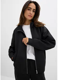 Jacke in Scuba Qualität mit Reißverschluss, bonprix