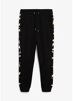 Pantalon de jogging avec empiècement, Regular, bonprix