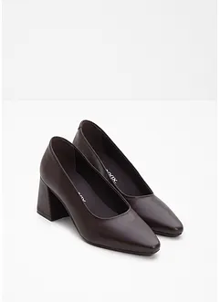 Escarpins en cuir, bonprix