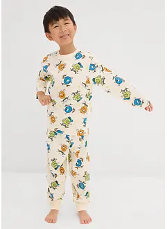 Pyjama aus reiner Bio-Baumwolle (4-tlg.Set), bonprix