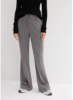 Pantalon flare taille haute, bonprix