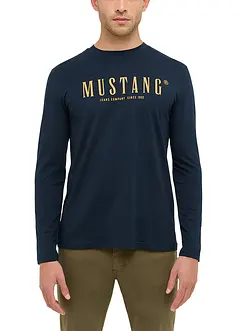 T-shirt manches longues Asheville de Mustang, 100% coton, Mustang Jeans