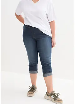 Jean Slim, taille mi-haute, coton, bonprix